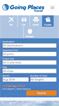 Mobile Screenshot of goingplacestravel.com